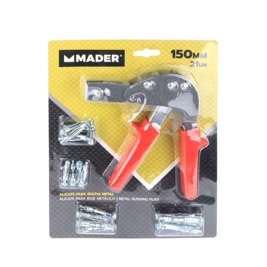 Alicate para Bucha Metal, 150mm, 21un ref 61284 MADER