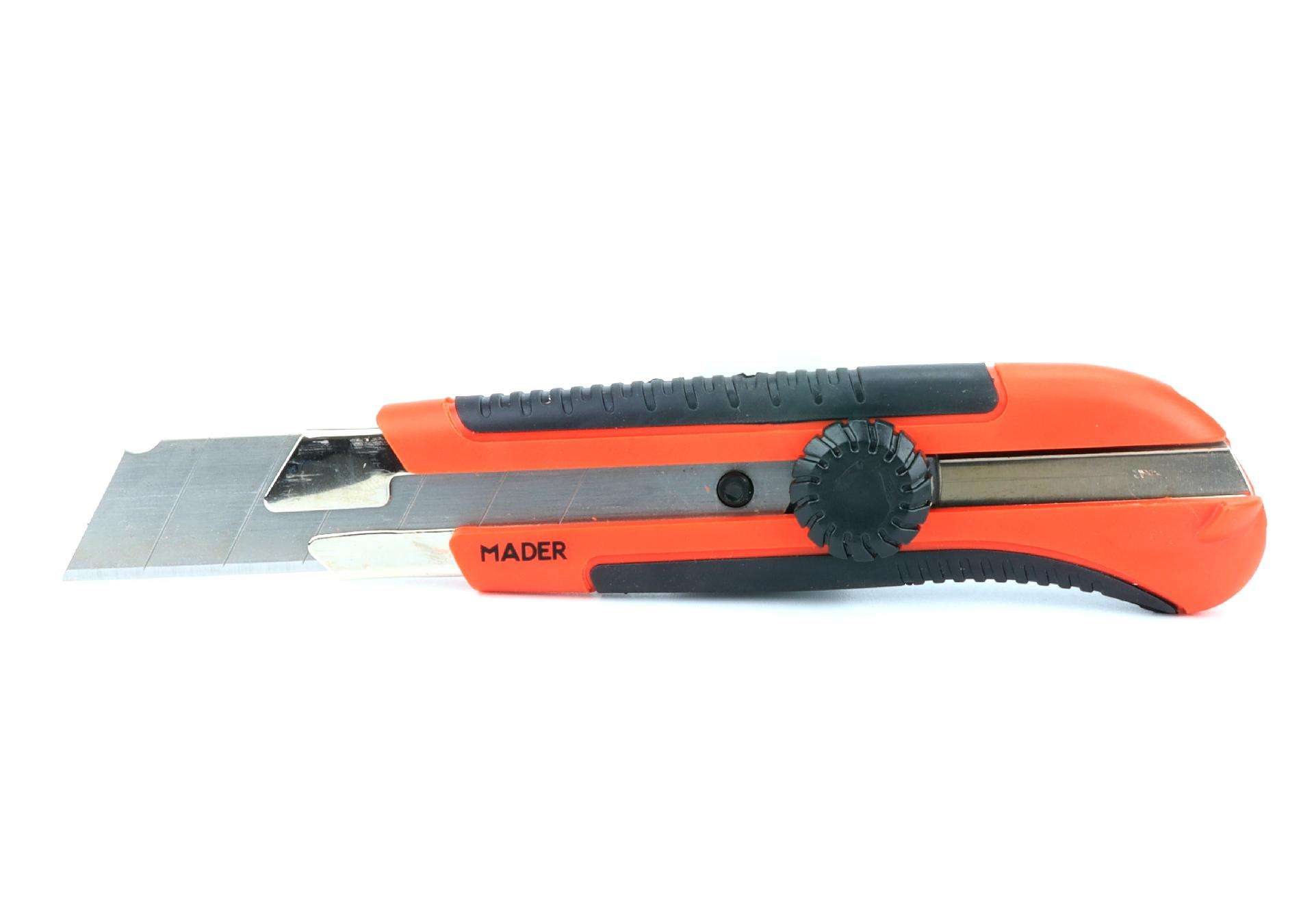 X-Ato / Faca Alcatifa, ABS+TPR, 25mm refª 61238 MADER