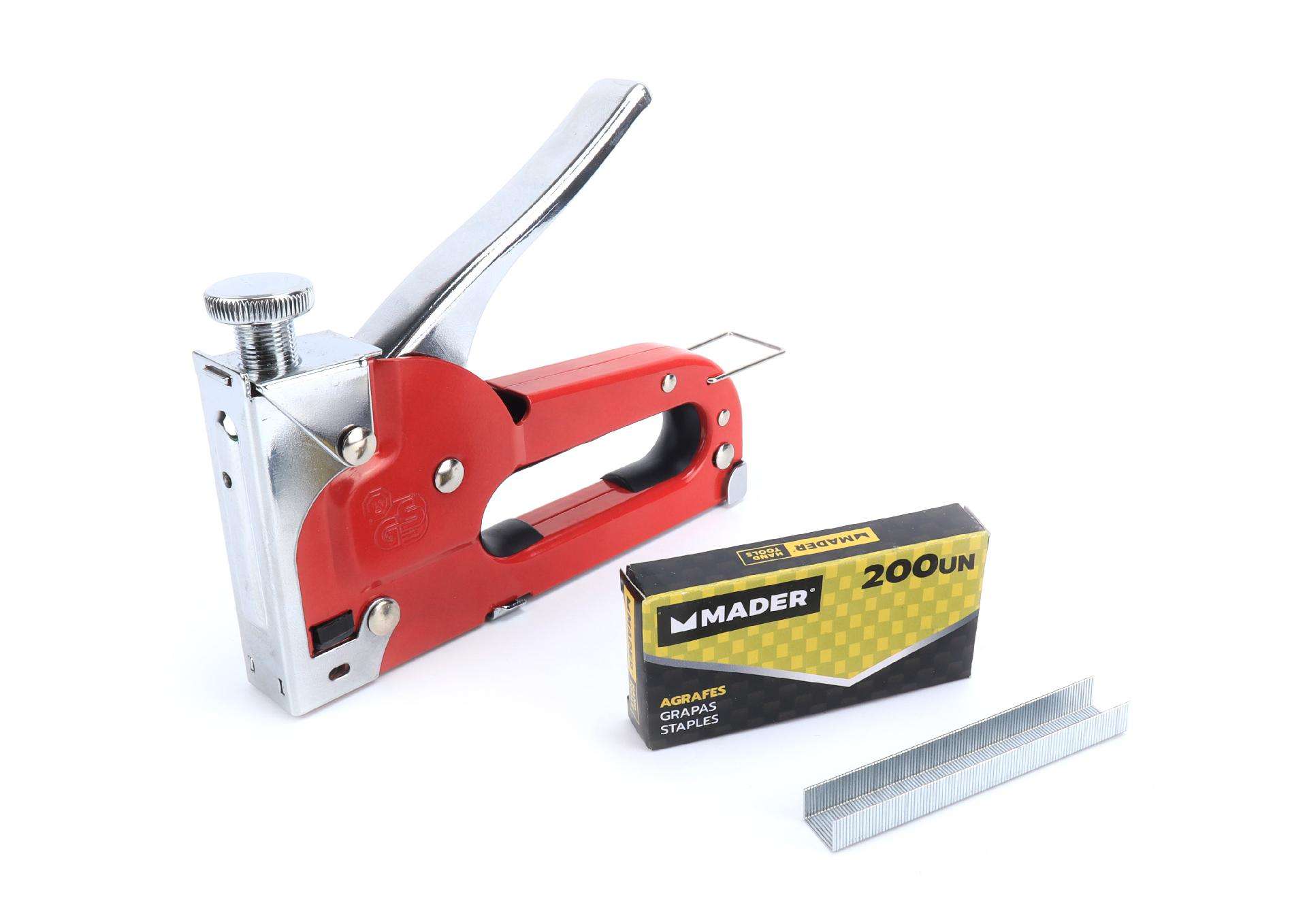 Máquina de Agrafar, 4-8mm, 200 Agrafes refª 61216 MADER