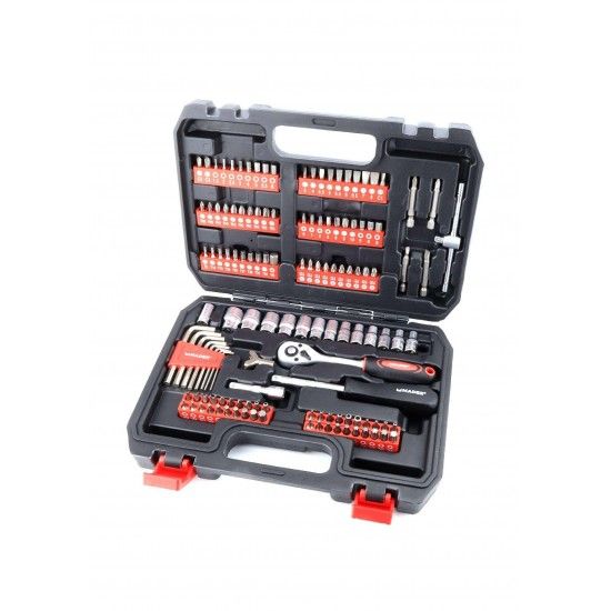 Chave de Caixa + Bits, 1/4, 131un, CRV ref 61176 MADER