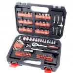 Chave de Caixa + Bits, 1/4, 131un, CRV ref 61176 MADER