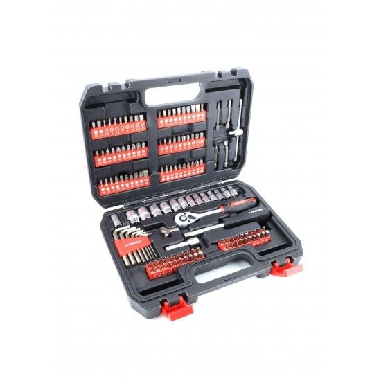 Chave de Caixa + Bits, 1/4, 131un, CRV ref 61176 MADER