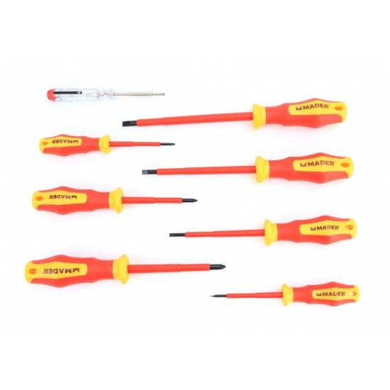 Chave de Parafusos, VDE, 8 un  ref 61185 MADER