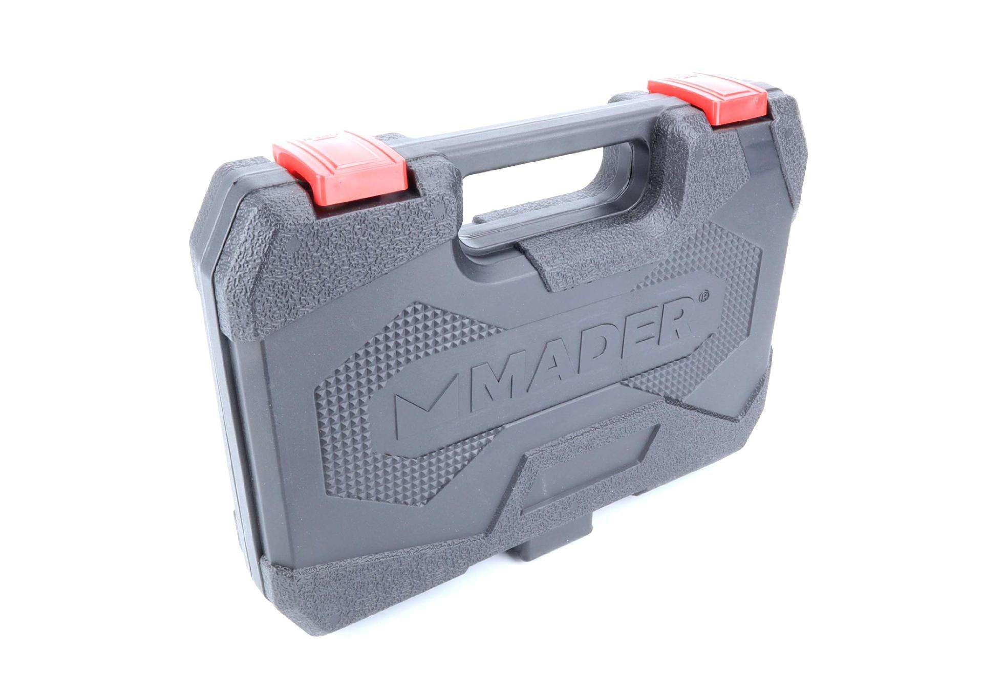 Chave de Caixa + Bit´s, 1/4, 131un, CRV refª 61176 MADER