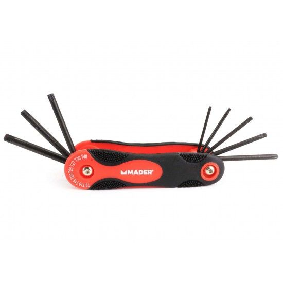 Chaves Torx, com Furo, Canivete, 8un ref 61171 MADER