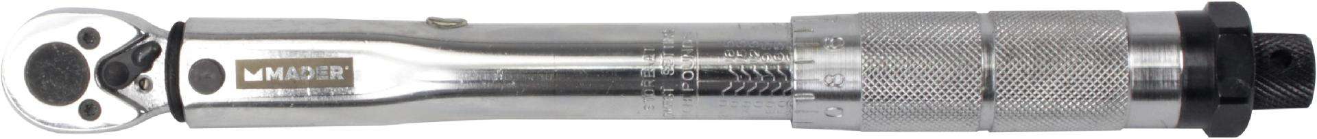 Chave Dinamométrica, Reversível, 1/4", 10PÇ refª 61165 MADER