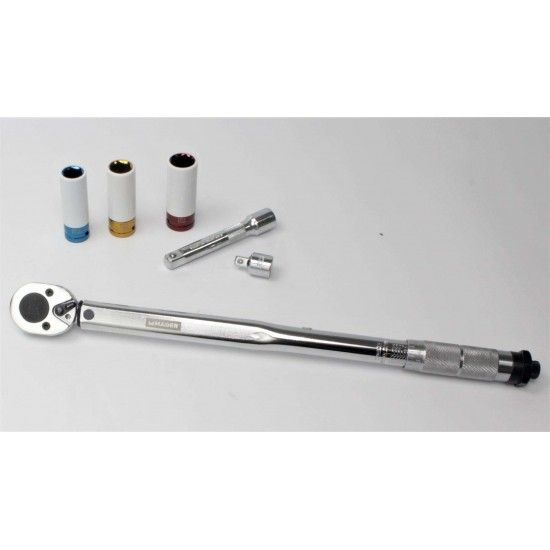 Chave Dinamomtrica, Reversvel, 1/2", 6Un ref 61166 MADER