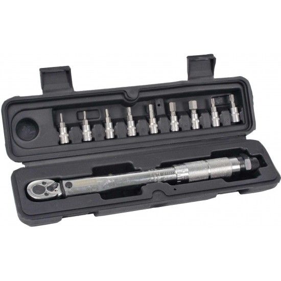 Chave Dinamométrica, Reversível, 1/4", 10PÇ refª 61165 MADER Chave Dinamométrica, Reversível, 1/4", 10PÇ refª 61165 MADER