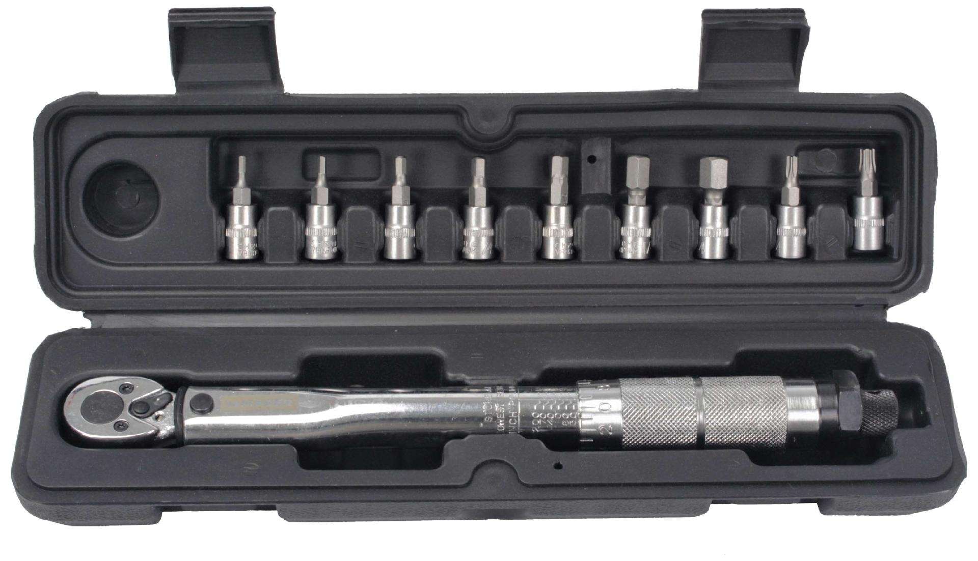 Chave Dinamométrica, Reversível, 1/4", 10PÇ refª 61165 MADER