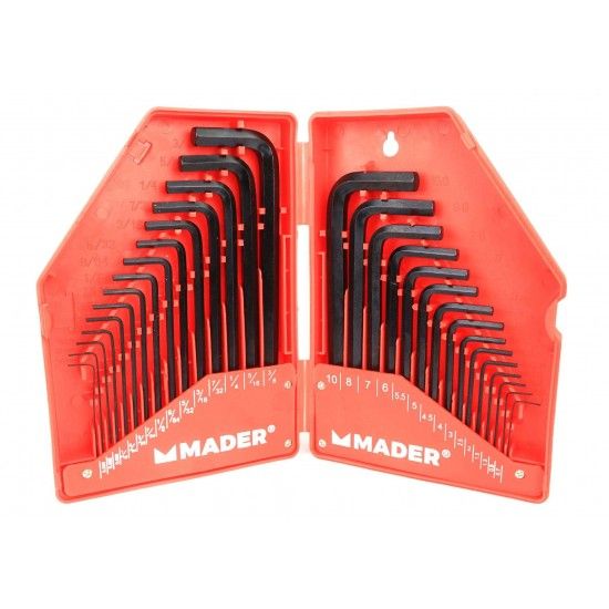 Chave Sextavada, 30un refª 61161 MADER Chave Sextavada, 30un refª 61161 MADER