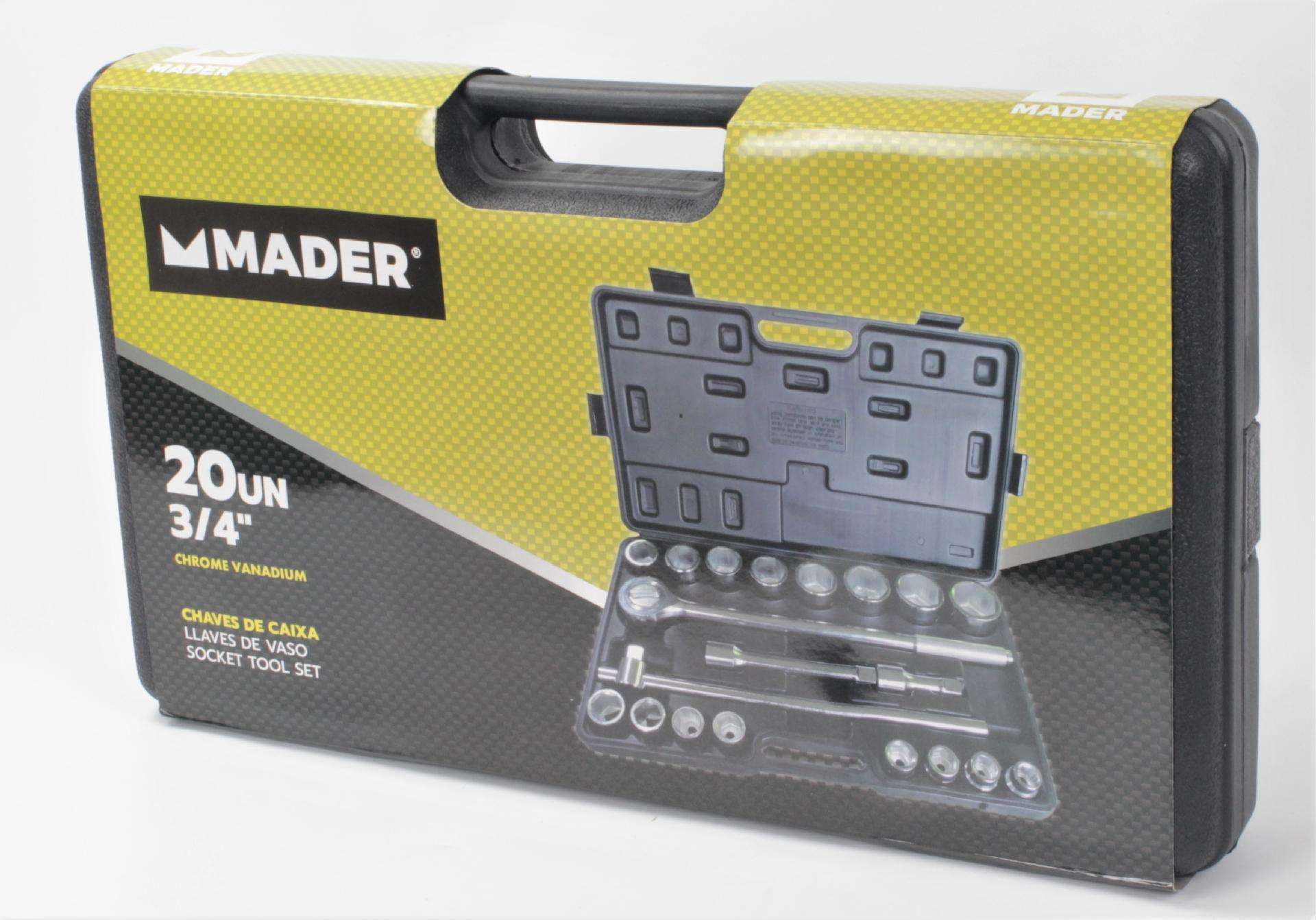 Chave de Caixa, 3/4, 20un refª 61159 MADER