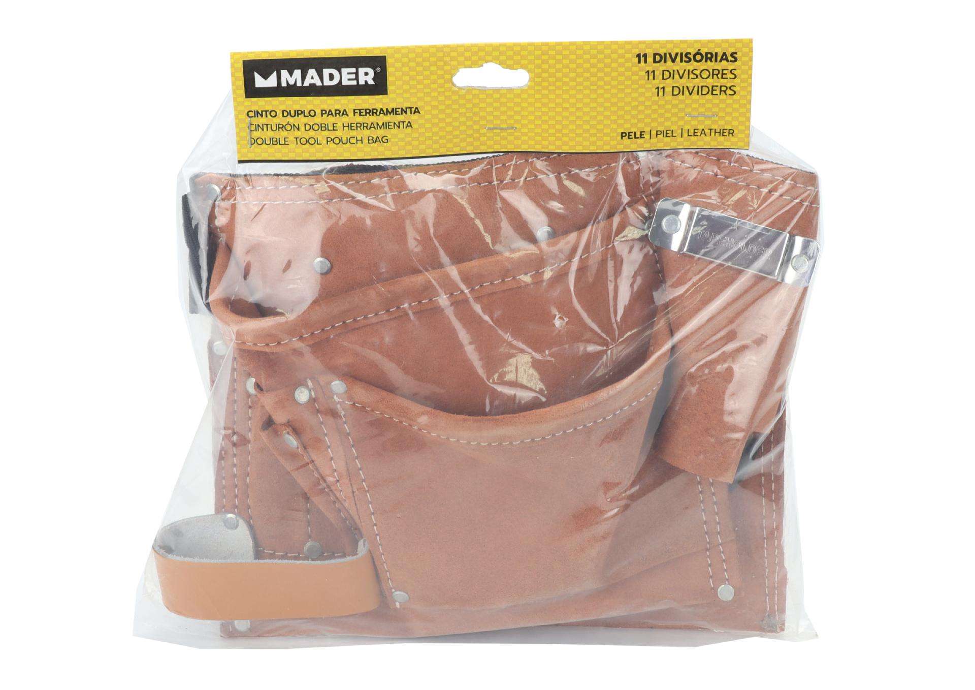 Cinto Duplo para Ferramenta, 11 Divisórias refª 61093 SAURIUM