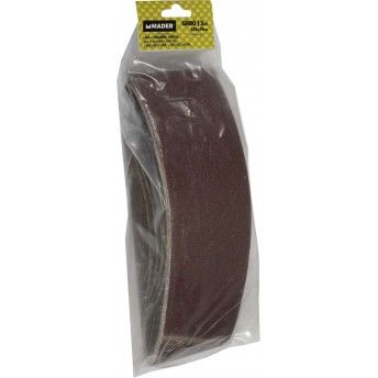 Lixa para Madeira e Metal, 533x76mm, GR80, 5Un ref 61087 MADER