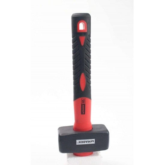 Marreta Quadrada, Cabo Fibra Vidra, 1Kg refª 61057 MADER Marreta Quadrada, Cabo Fibra Vidra, 1Kg refª 61057 MADER