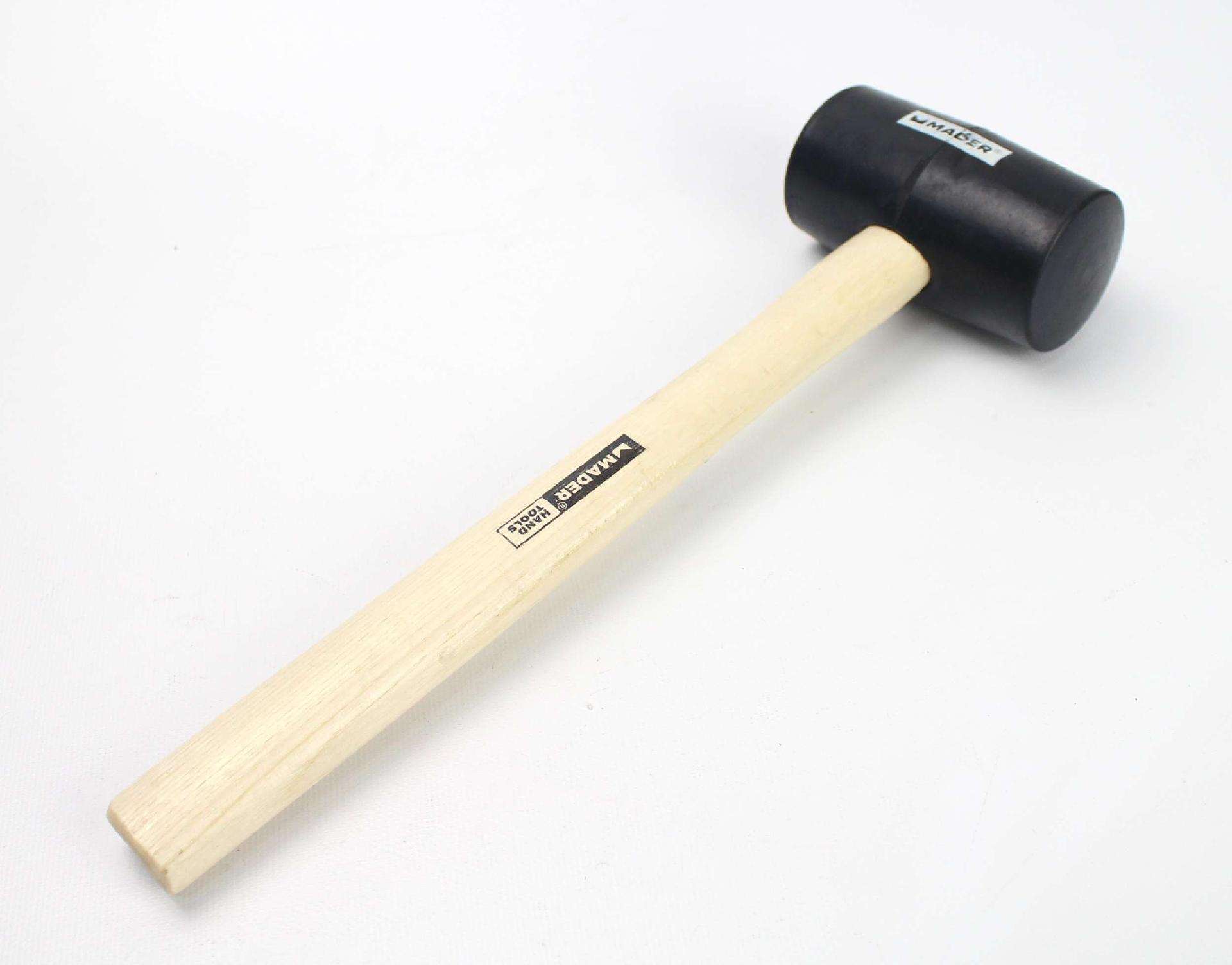 Maço de Borracha, Cabo Madeira, 340g refª 61059 MADER
