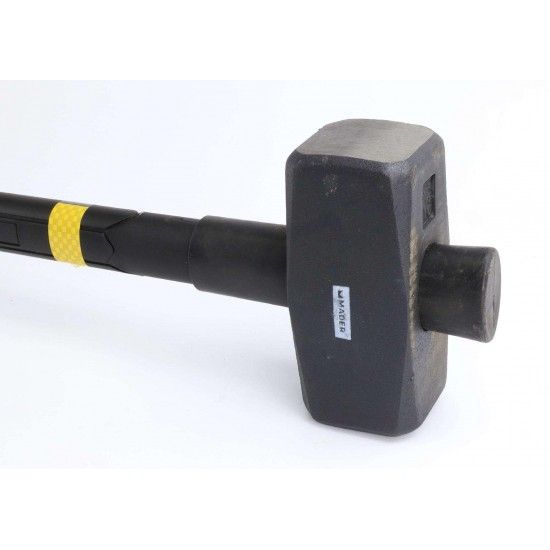 Marreta Quadrada, Cabo Fibra Vidro, 5Kg refª 61053 MADER Marreta Quadrada, Cabo Fibra Vidro, 5Kg refª 61053 MADER