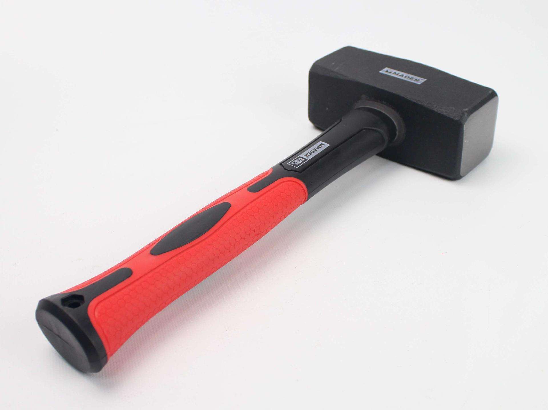 Marreta Quadrada, Cabo Fibra Vidro, 2Kg refª 61050 MADER