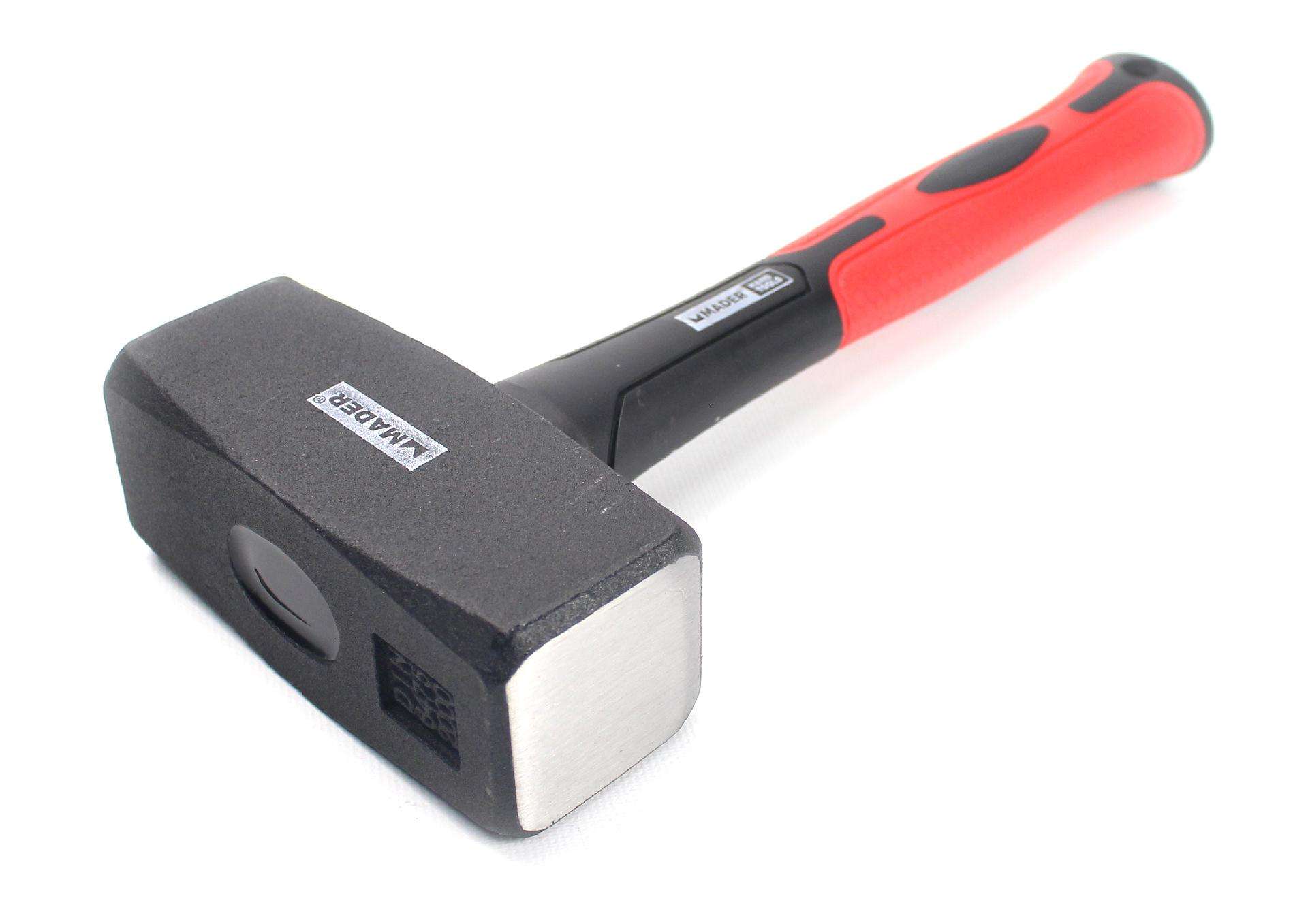 Marreta Quadrada, Cabo Fibra Vidro, 2Kg refª 61050 MADER