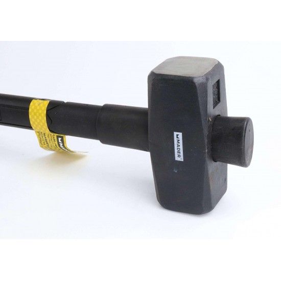 Marreta Quadrada, Cabo Fibra Vidro, 4Kg refª 61052 MADER Marreta Quadrada, Cabo Fibra Vidro, 4Kg refª 61052 MADER