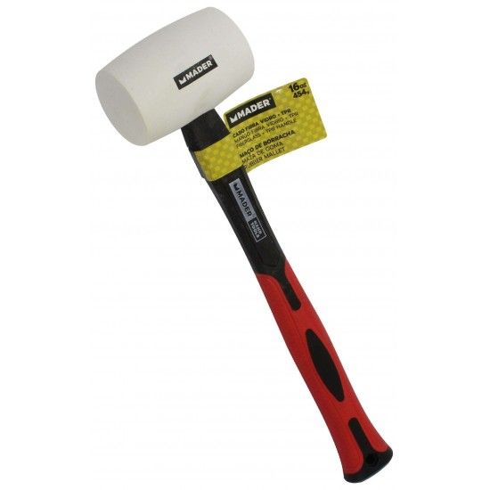 Mao de Borracha, Cabo FIbra Vidro, 454g ref 61043 MADER