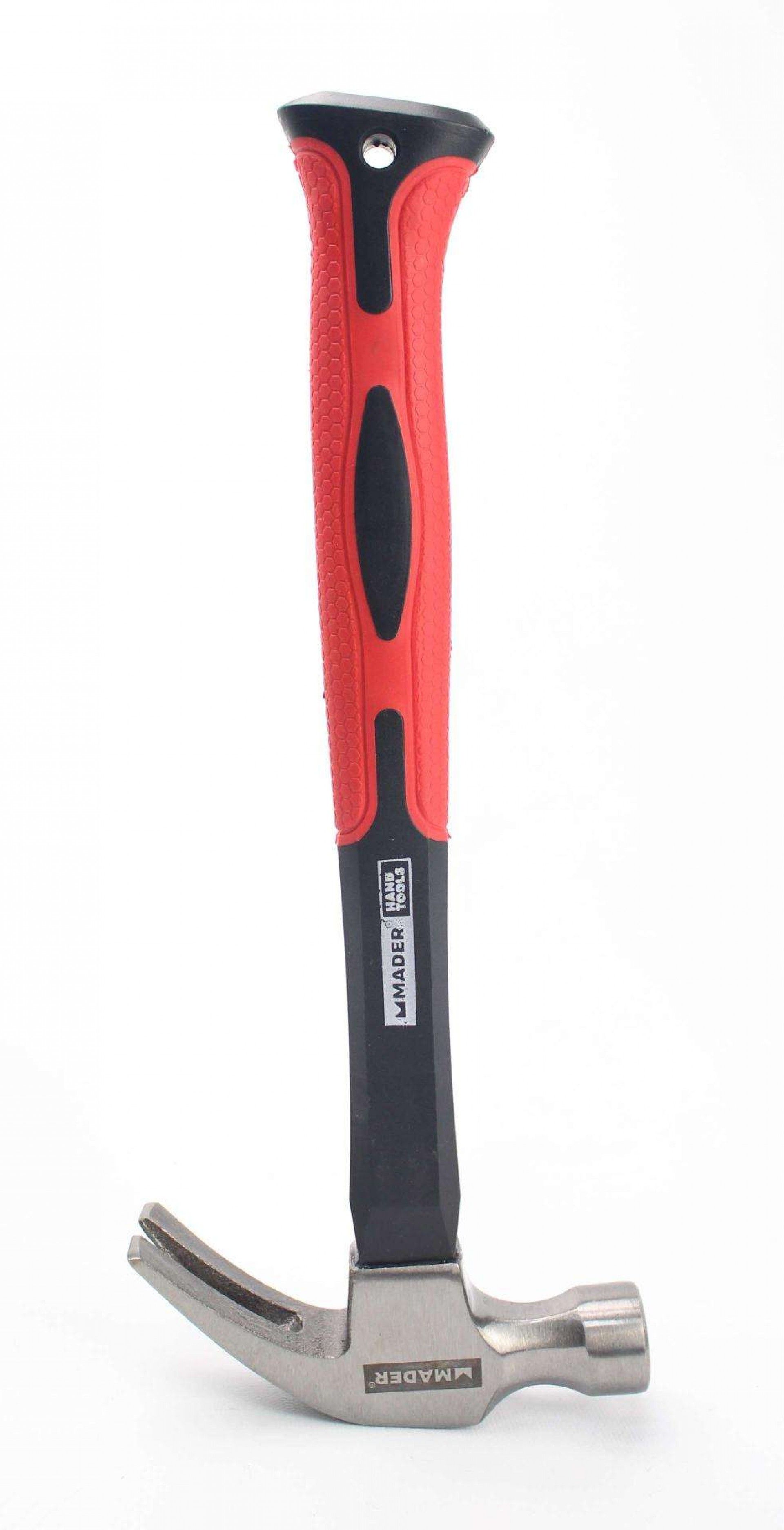 Martelo de Carpinteiro, Cabo Fibra Vidro, 567g refª 61021 MADER