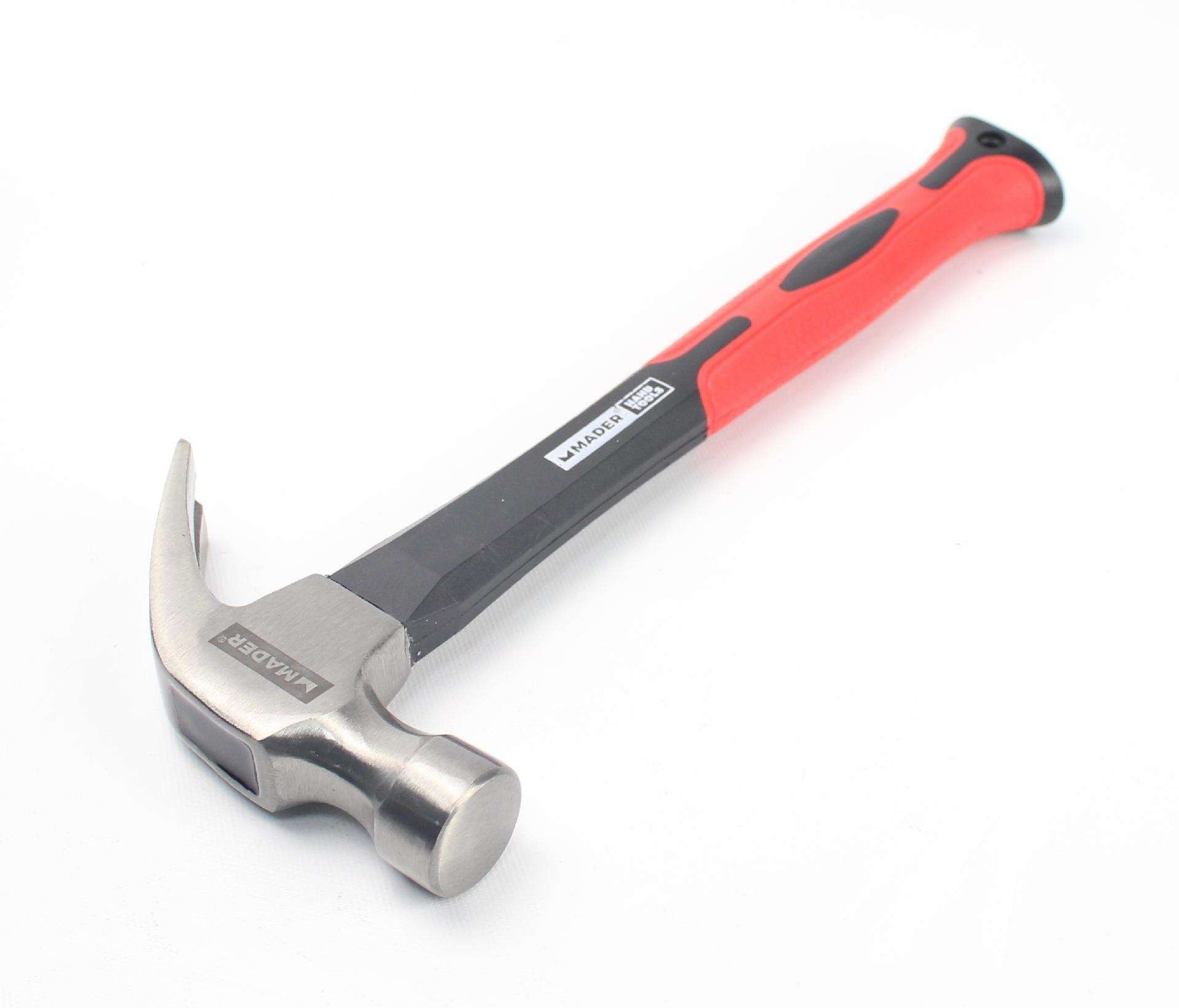 Martelo de Carpinteiro, Cabo Fibra Vidro, 567g refª 61021 MADER