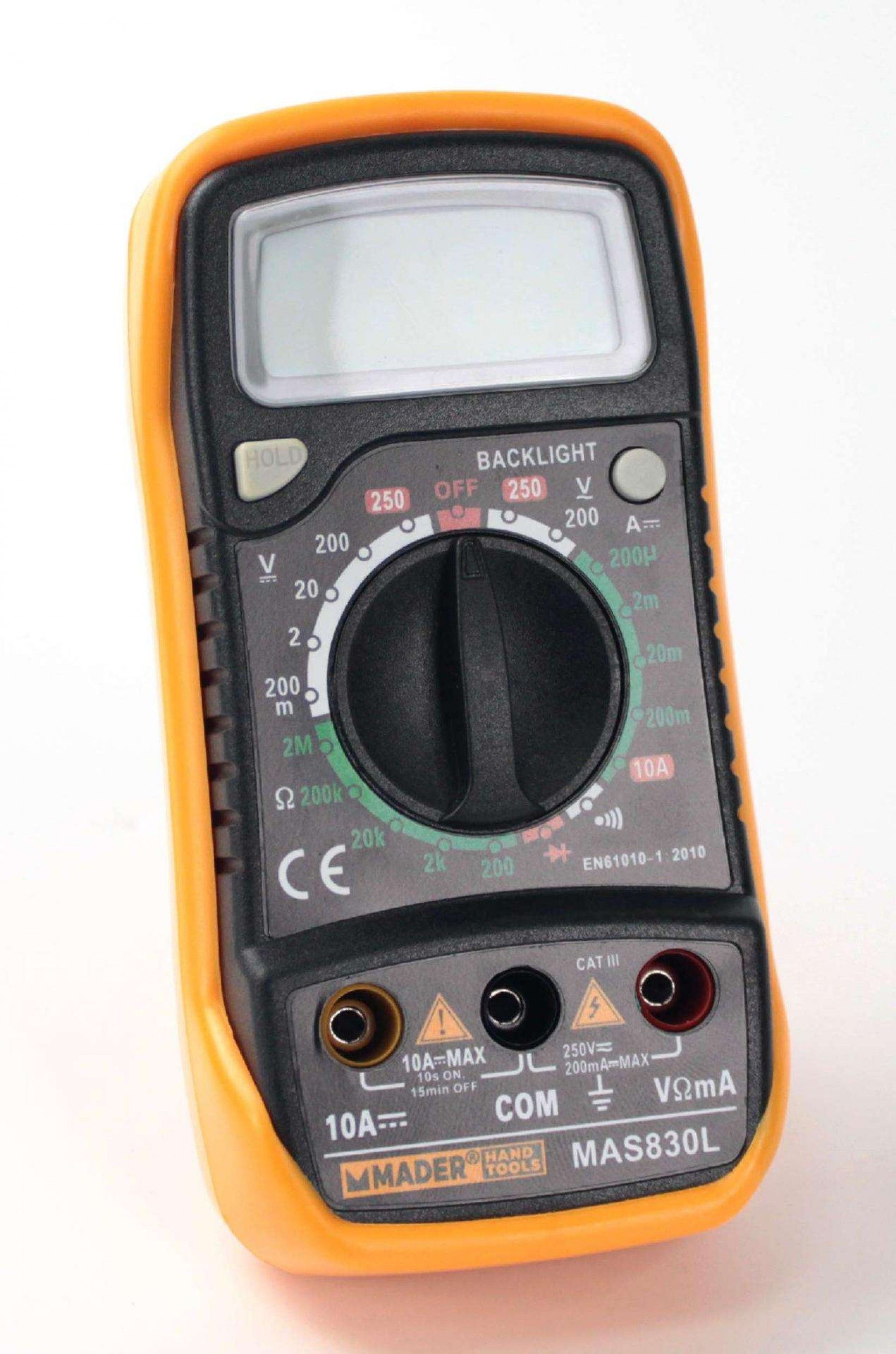 Multímetro Digital refª 61007 MADER
