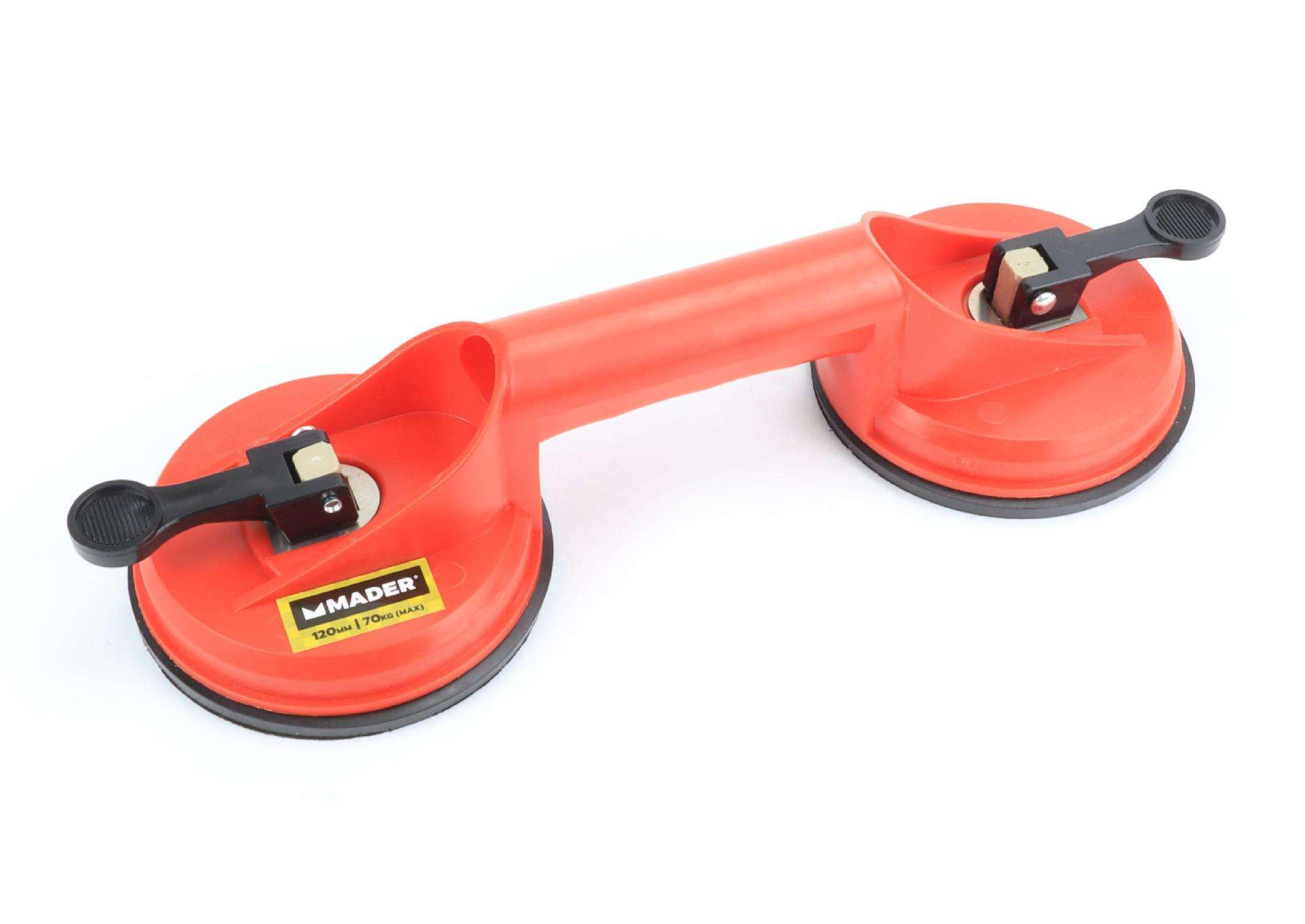 Ventosa Dupla, 120mm, 70Kg refª 61012 MADER