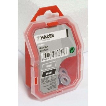 Anilhas, 6mm, 60Un refª 60491 MADER Anilhas, 6mm, 60Un refª 60491 MADER