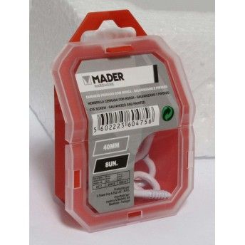 Camaro Fechado com Rosca, Galvanizado e Pintado, 40mm, 8Un ref 60475 MADER