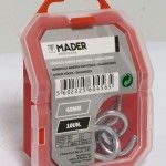 Camarão Aberto com Rosca, Galvanizado, 45mm, 10Un refª 60456 MADER Camarão Aberto com Rosca, Galvanizado, 45mm, 10Un refª 60456 MADER