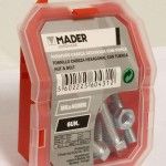 Parafuso Cabeça Sextavada com Porca - M6x40mm, 6Un refª 60431 MADER Parafuso Cabeça Sextavada com Porca - M6x40mm, 6Un refª 60431 MADER