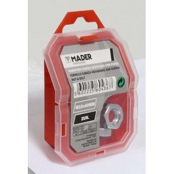 Parafuso Cabe�a Sextavada com Porca - M10x40mm, 2Un ref� 60436 MADER