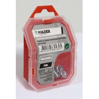 Parafuso Cabe�a Sextavada com Porca - M6x30mm, 7Un ref� 60430 MADER