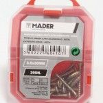 Parafuso Cabeça Chata, Auto-Perfurante para Metal, 3.5x30, 20Un refª 60410 MADER Parafuso Cabeça Chata, Auto-Perfurante para Metal, 3.5x30, 20Un refª 60410 MADER