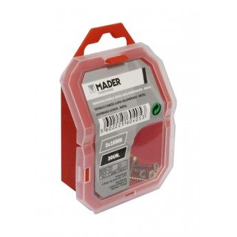 Parafuso Cabe�a Chata, Auto-Perfurante para Metal, 3x16, 30Un ref� 60405 MADER