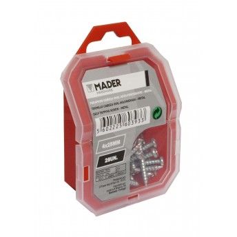 Parafuso Cabe�a Oval Auto-Perfurante, Metal, 4x25mm, 28Un ref� 60393 MADER