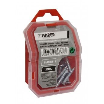 Parafuso Cabe�a Chata para Madeira, 5x25, 20Un ref� 60377 MADER