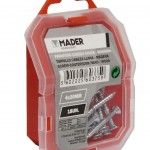 Parafuso Cabe�a Chata para Madeira, 4x30, 18Un ref� 60375 MADER