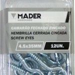 Camar�o Fechado Zincado, 3x16mm, 42Un ref� 60124 MADER