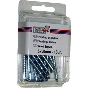 Parafuso Cabe�a Sextavada, 5x50mm, 13Un ref� 60066 MADER