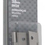 Dobradi�a, INOX, 38mm ref� 60258 MADER