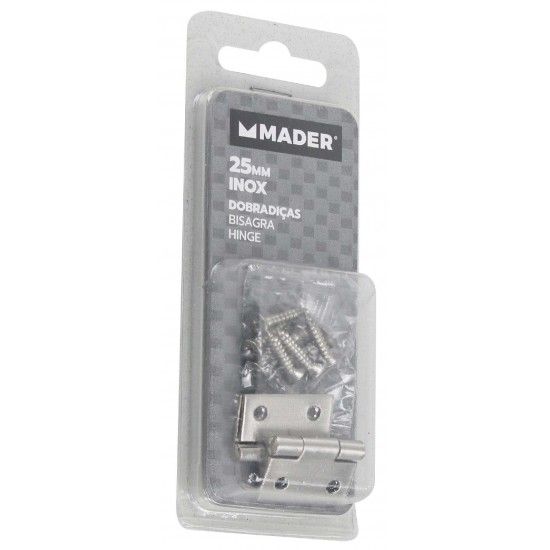 Dobradi�a, Inox, 25mm ref� 60257 MADER