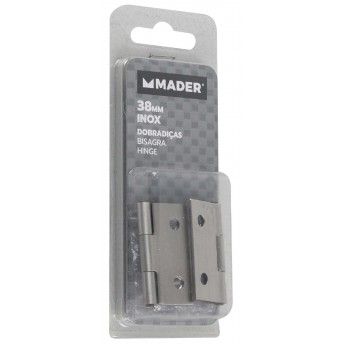 Dobradi�a, INOX, 38mm ref� 60258 MADER