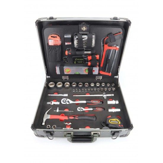 Mala de Ferramentas, 1/4" - 1/2", CRV, 123Un ref 59603 MADER