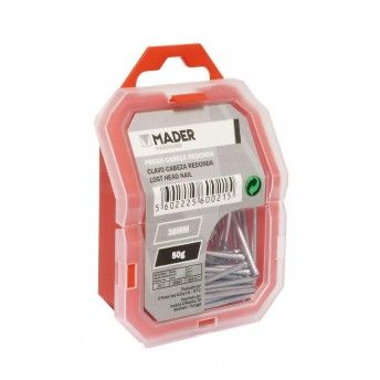 Prego Cabe�a Redonda, 38mm, 50g ref� 60021 MADER