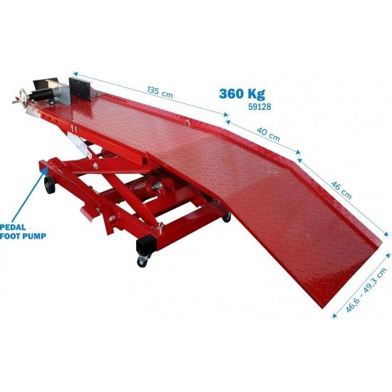 Elevador Hidrulico para Motos 360kg ref 59128 MADER