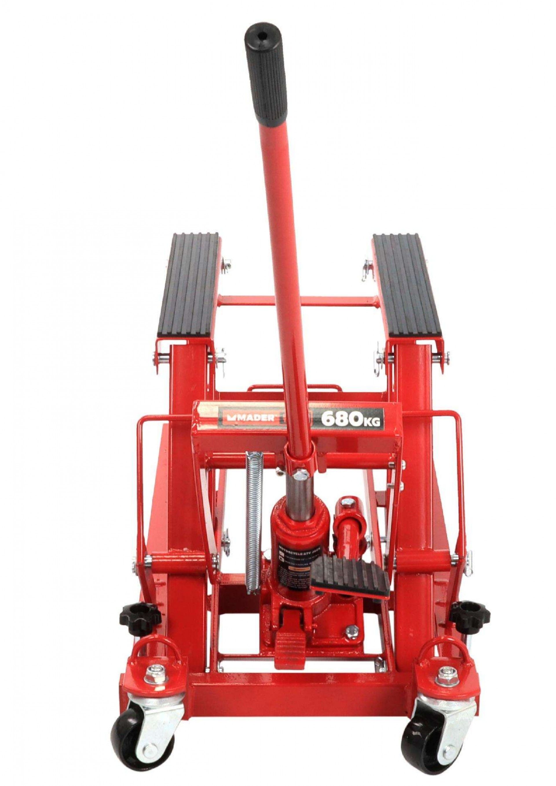 Elevador Hidráulico, para Motos, 680kg - 365 mm refª 59129 MADER