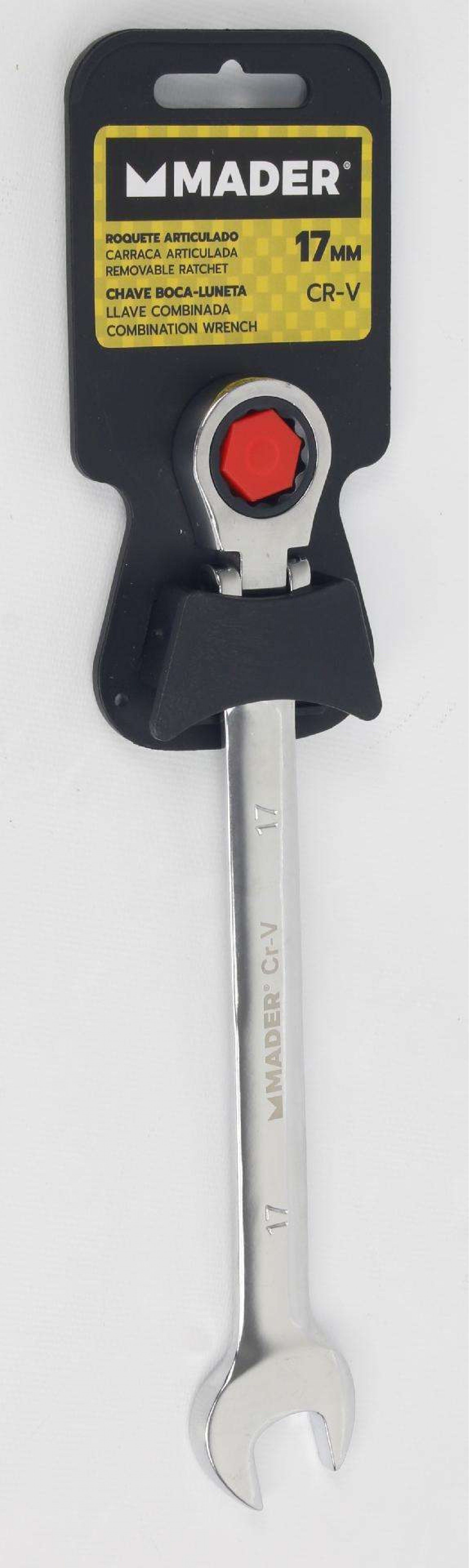 Chave Boca-Luneta, com Roquete Articulado, 17mm refª 58352 MADER