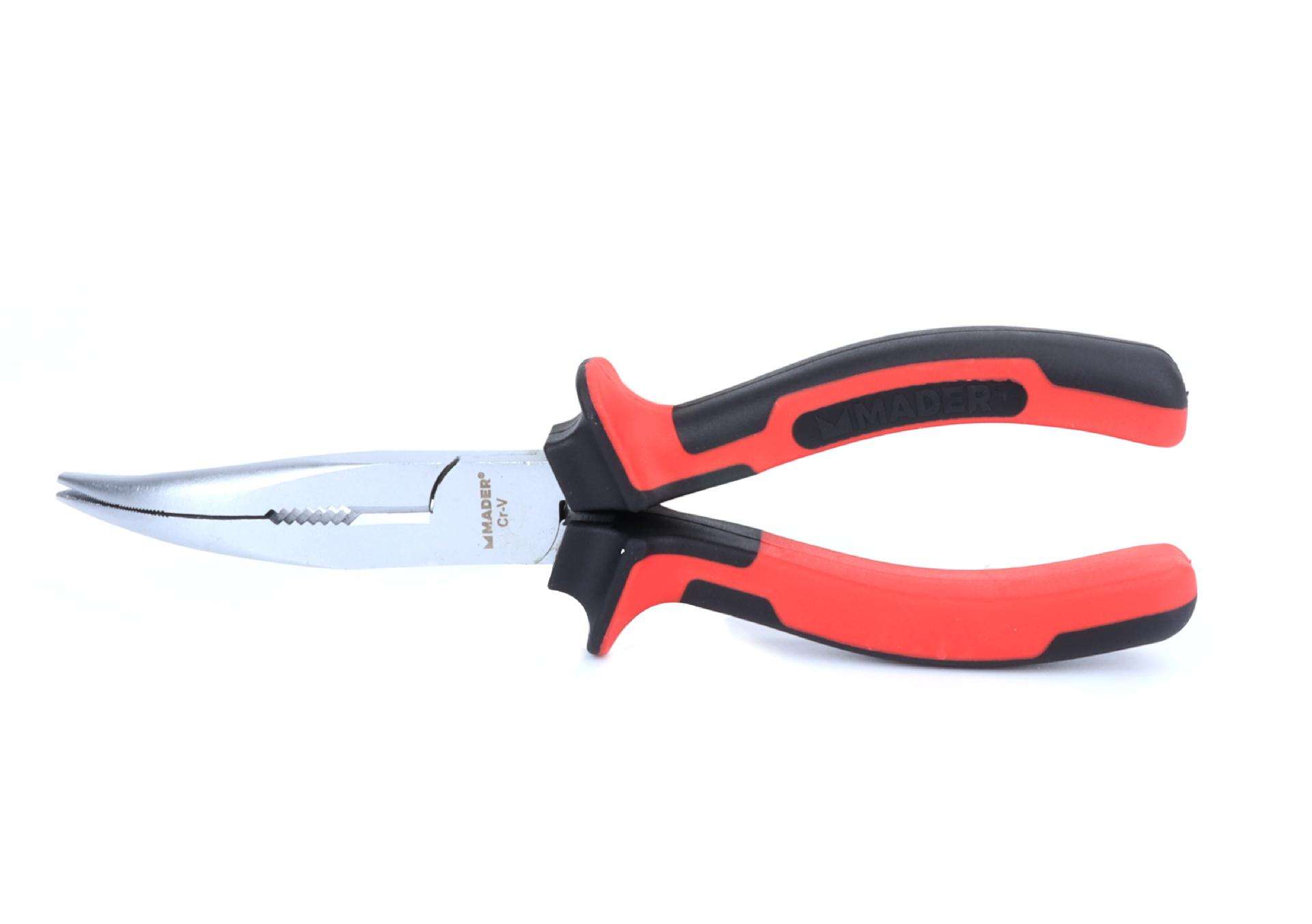 Alicate de Pontas Curvas, CRV, 200mm refª 57732 MADER